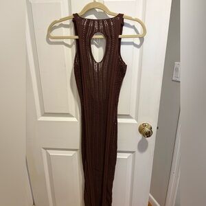 Backless knit Gimaguas dress